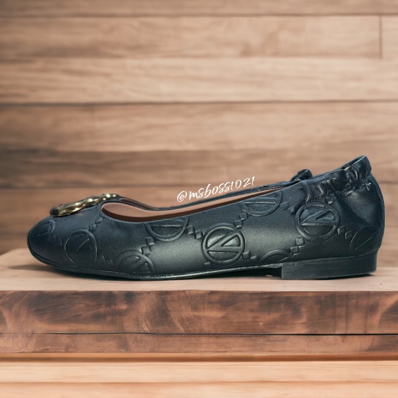 Valentino Calliope Leather Ballet Flats in Black BRAND NEW NEVER WORN - Picture 5 of 5